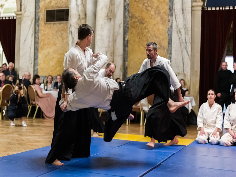 Ukázkové cvičení – pokročilí aikidisté